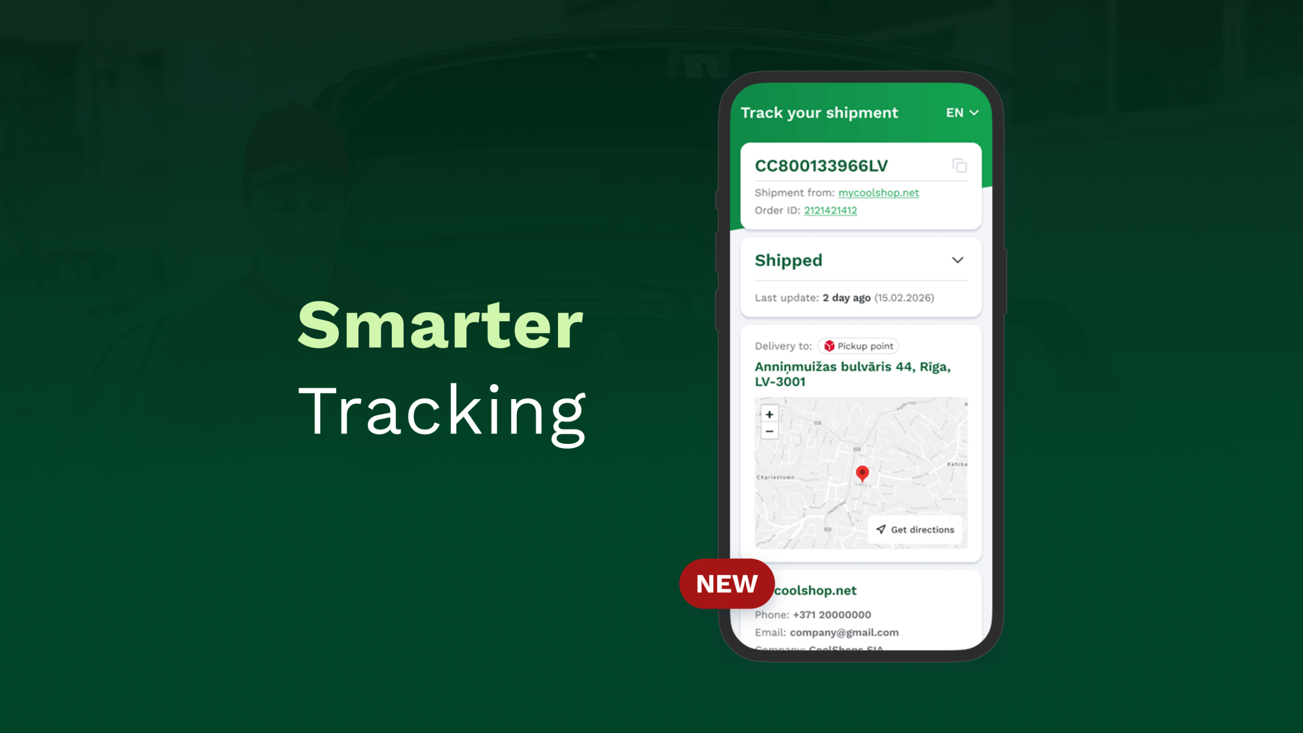 Introducing the integrated tracking page - MakeCommerce